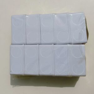 3/3 SINGLE PVC PLASTIC KNOCKOUT BOX