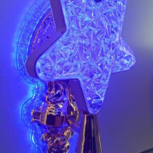 LUXURY LED MULTI COLOURED WALL BRACKET LIGHT