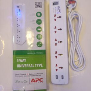 APC 5 WAY EXTENSION IN BUILT WITH VOLTAGE GUARD